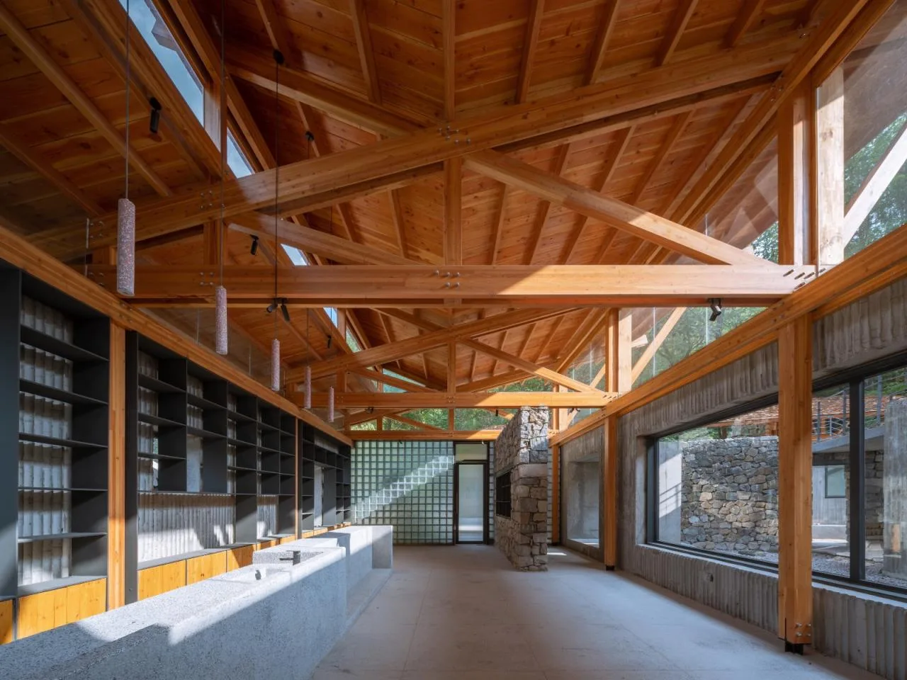 BIM Architecture | Liuba Wayaogou Multi functional Service Center/Jianlin Architectural Design Firm