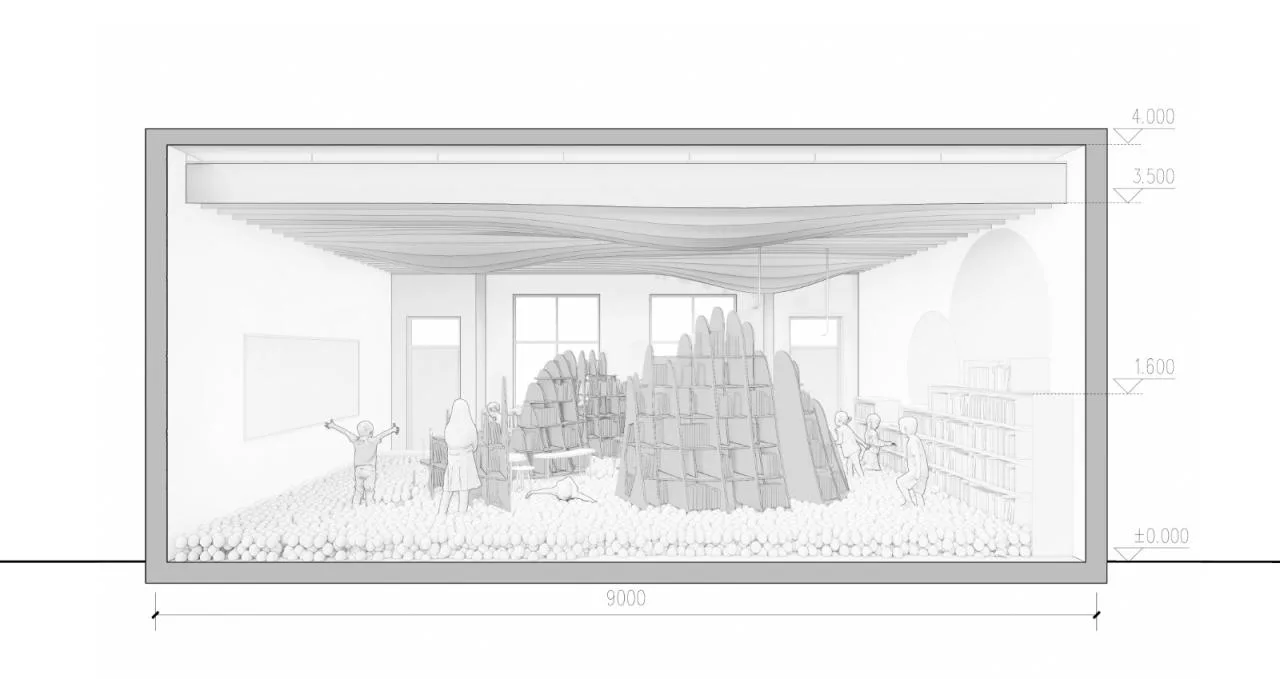 BIM Architecture | Public Welfare · Yunqiu Bookstore | Western Sunshine × Jiedian Architecture
