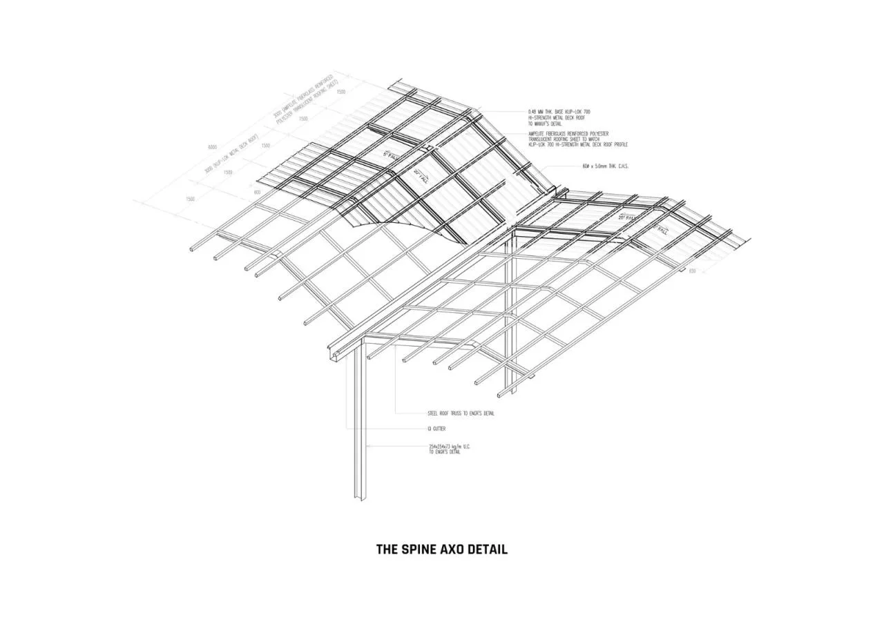 BIM Architecture | T-shaped Suspension, PJKita Community Center/DTLM Design Group