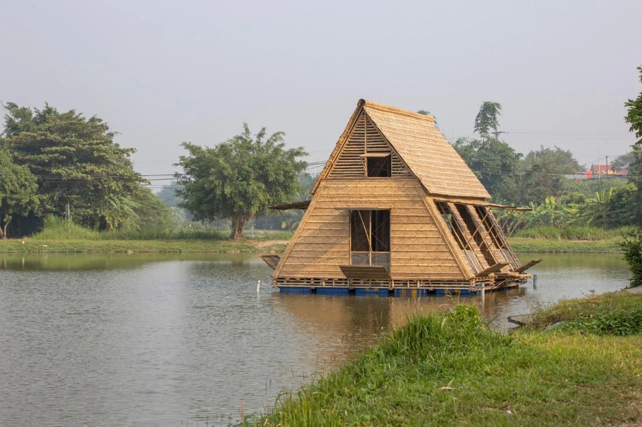 BIM Architecture | Adapting to Climate Change, Floating Bamboo Houses/H& P Architects