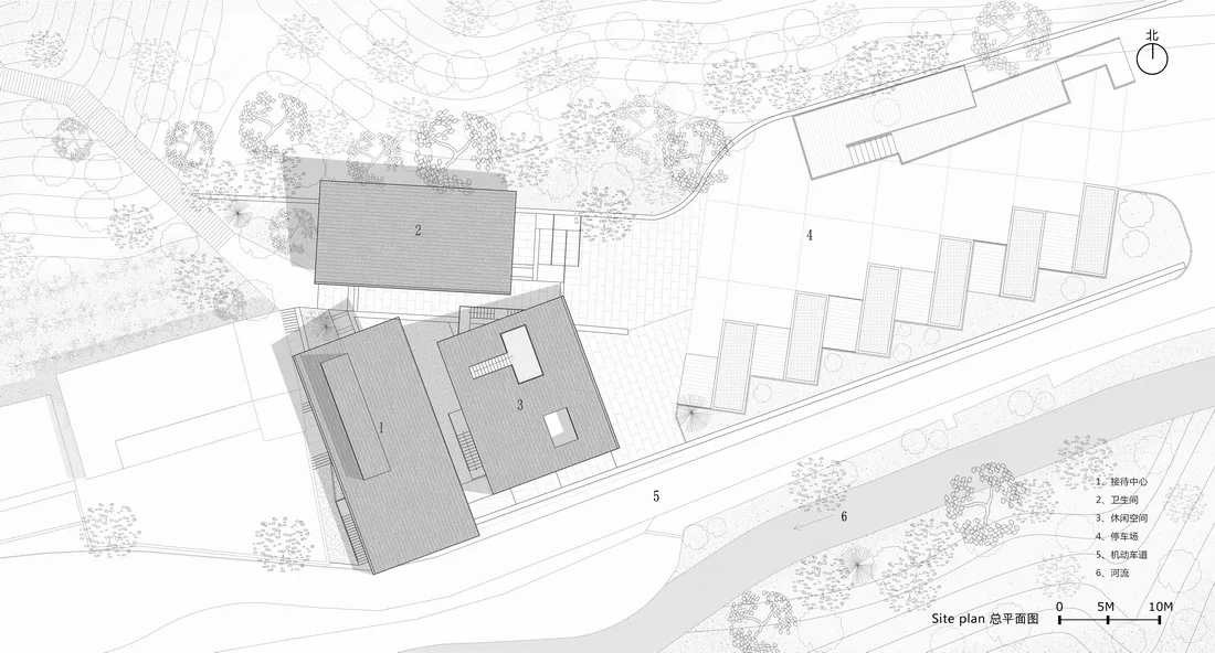BIM Architecture | Liuba Wayaogou Multi functional Service Center/Jianlin Architectural Design Firm