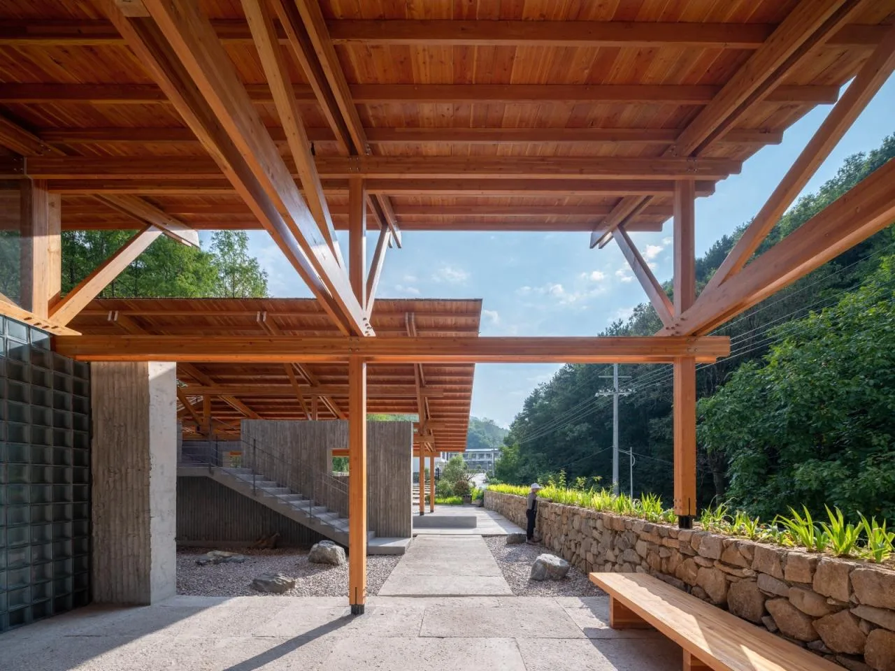 BIM Architecture | Liuba Wayaogou Multi functional Service Center/Jianlin Architectural Design Firm