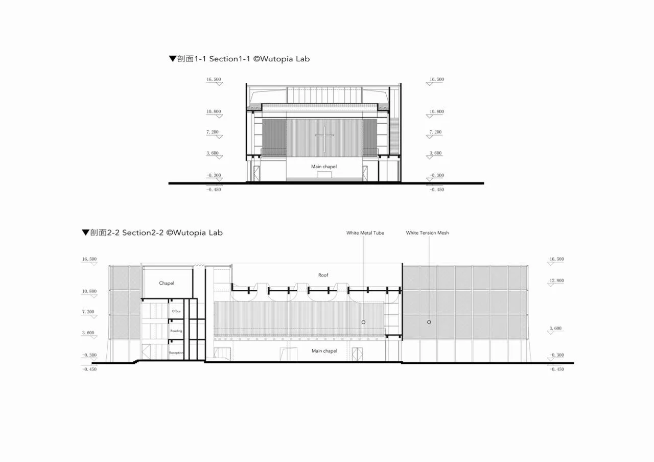BIM Architecture | Fengxian Qixian Jesus Church/Wutopia Lab