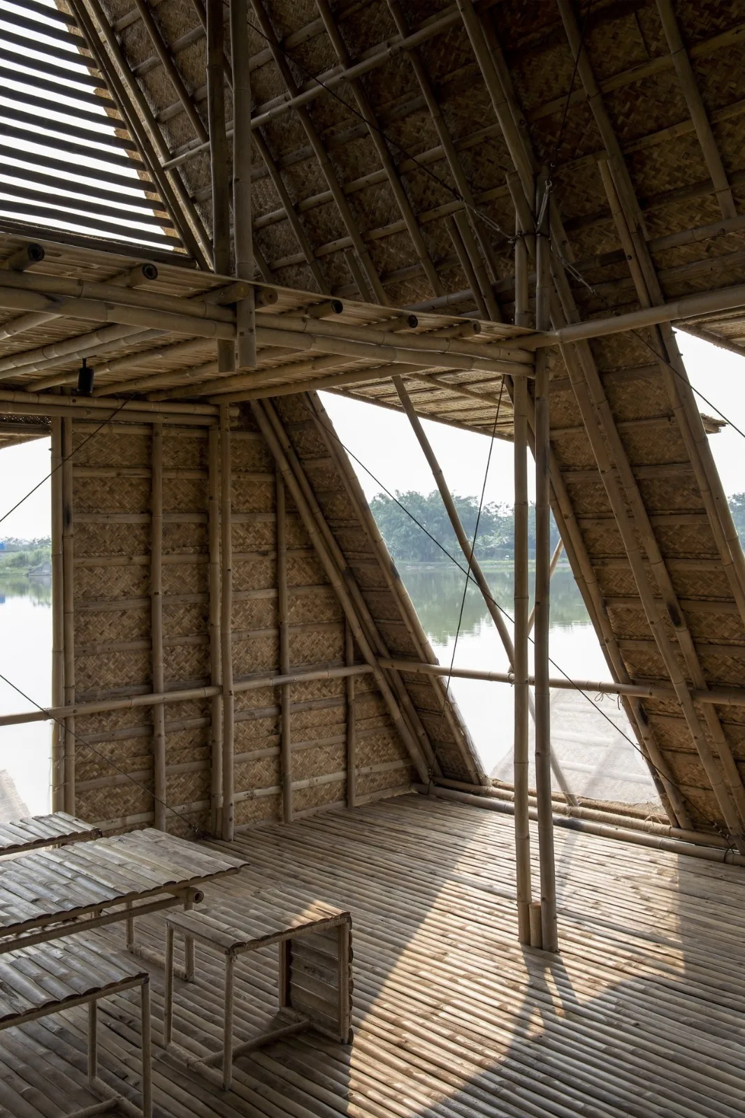 BIM Architecture | Adapting to Climate Change, Floating Bamboo Houses/H& P Architects