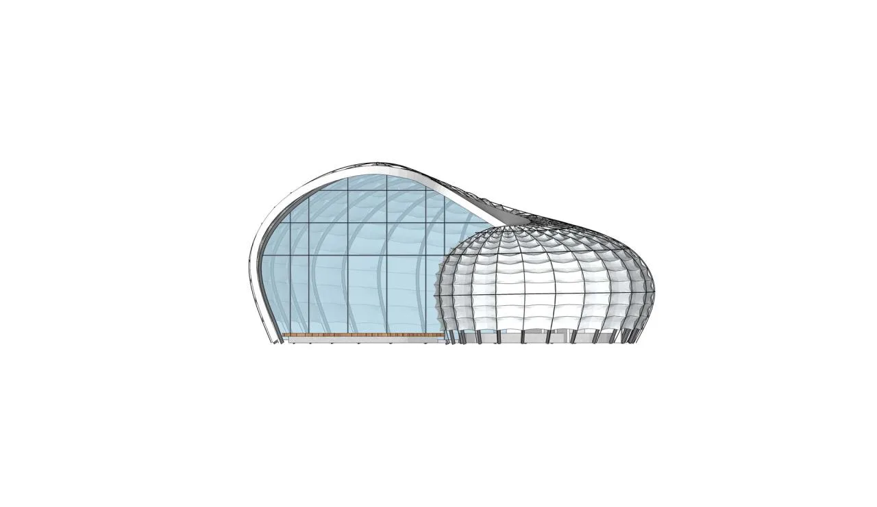 BIM Architecture | Mengbala Visible Zeqi Tent Hotel/Jieshi Architectural Planning and Design