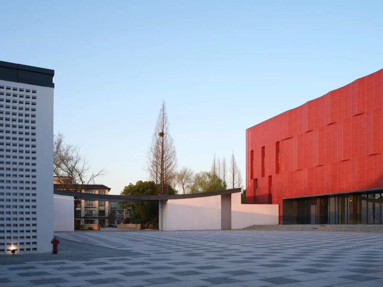 BIM Architecture | Tongxiang Red Culture Education Center/Qingshang Construction Society