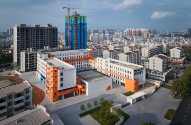 BIM Architecture: Designing a New County School with Shanghai Limu Architecture Planning-BIM WORLD
