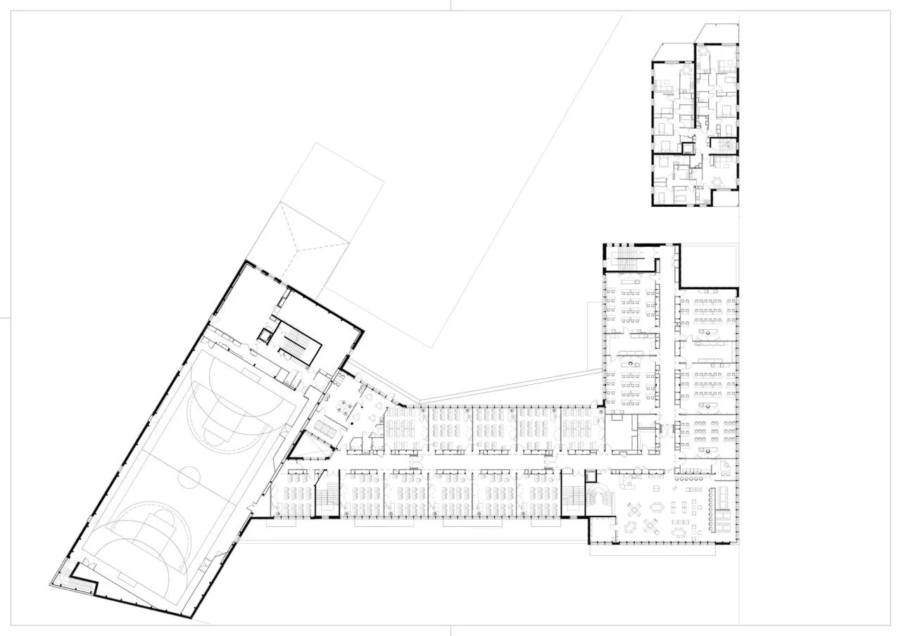 BIM Architecture | Valenton Samuel Petty High School/Archipente