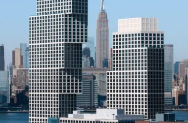 OMA Unveils Design for Twin Stacked Supertall Towers in Brooklyn Using BIM Architecture-BIM WORLD