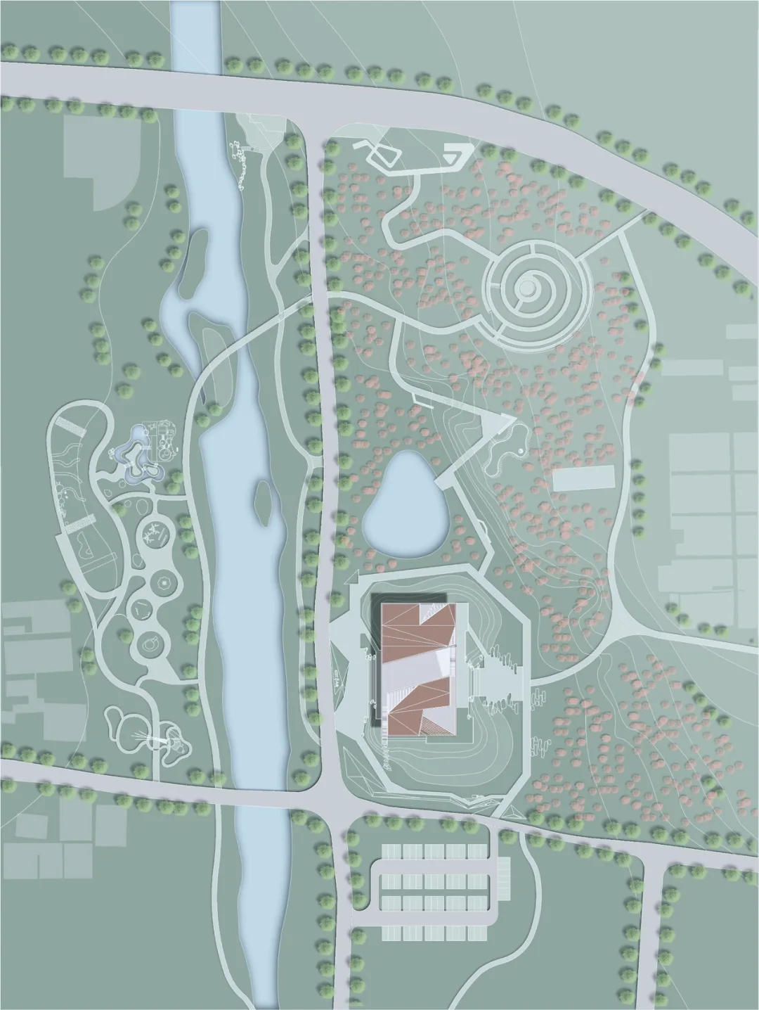 BIM Architecture | Carving Rural Jade, Waiting for Dust to Shine: Rural Revitalization Demonstration Zone Project Exhibition Center/Zou Yingxi - Chalan Architecture
