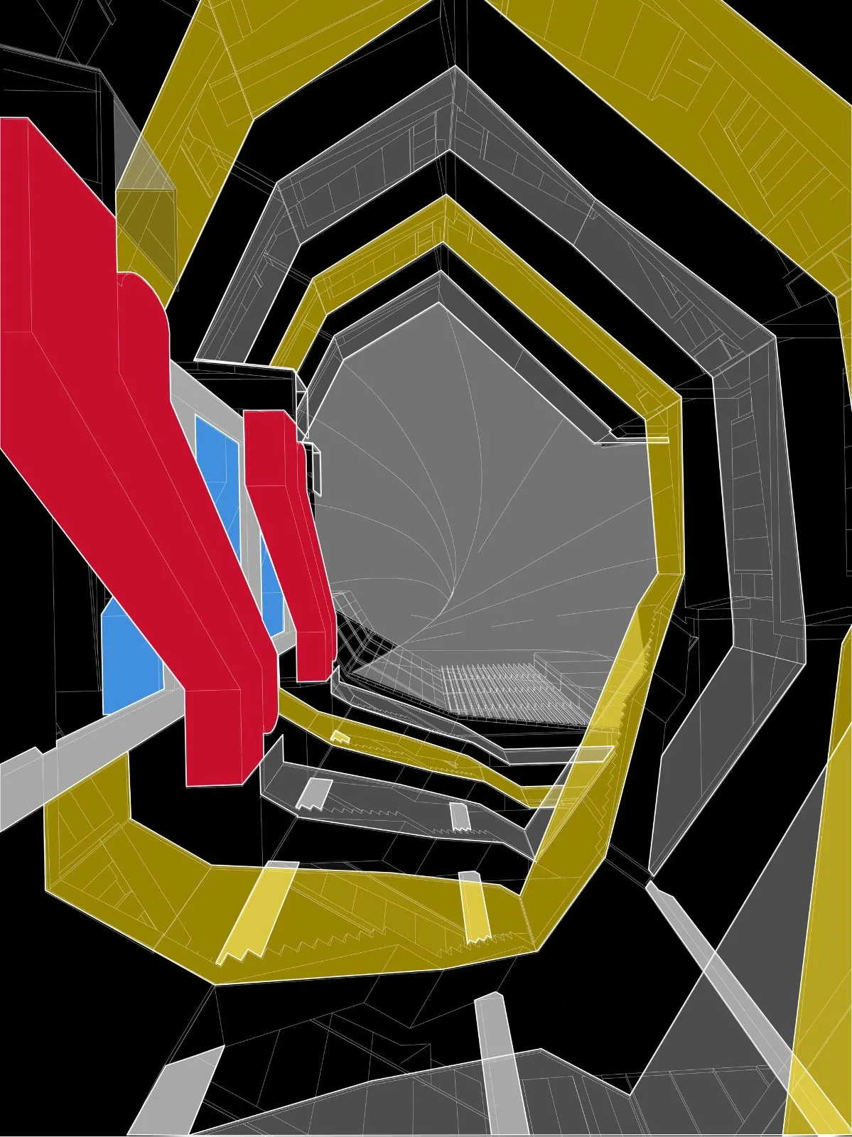 BIM Architecture | Staircase Walk, FAE/Marsino Arquitectura, School of Business and Economics, University of San Diego