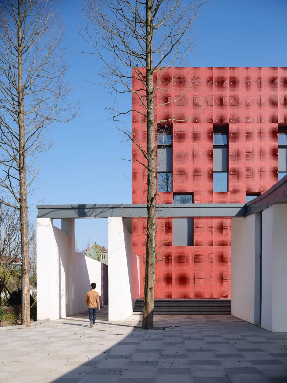 BIM Architecture | Tongxiang Red Culture Education Center/Qingshang Construction Society