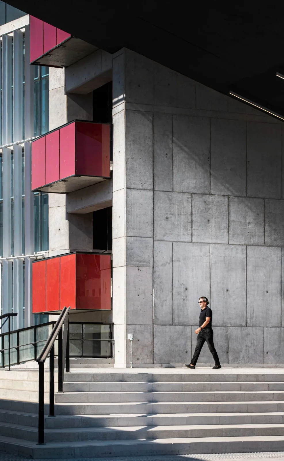 BIM Architecture | Staircase Walk, FAE/Marsino Arquitectura, School of Business and Economics, University of San Diego