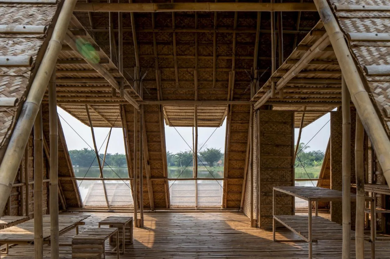 BIM Architecture | Adapting to Climate Change, Floating Bamboo Houses/H& P Architects