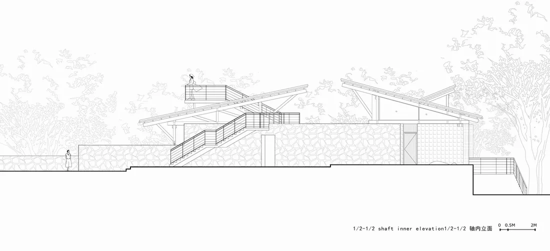 BIM Architecture | Liuba Wayaogou Multi functional Service Center/Jianlin Architectural Design Firm