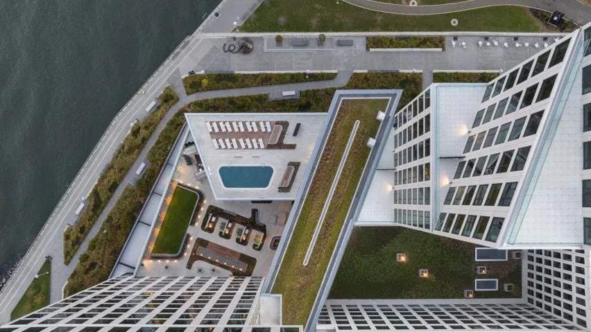 BIM architecture | OMA designs a pair of stacked super tall buildings in Brooklyn
