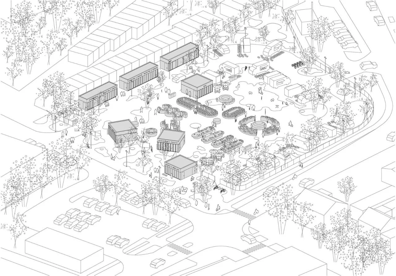 BIM Architecture | "Shadow Architecture", Buwane Market/Aleksandra Wasilkowska Architectural Studio