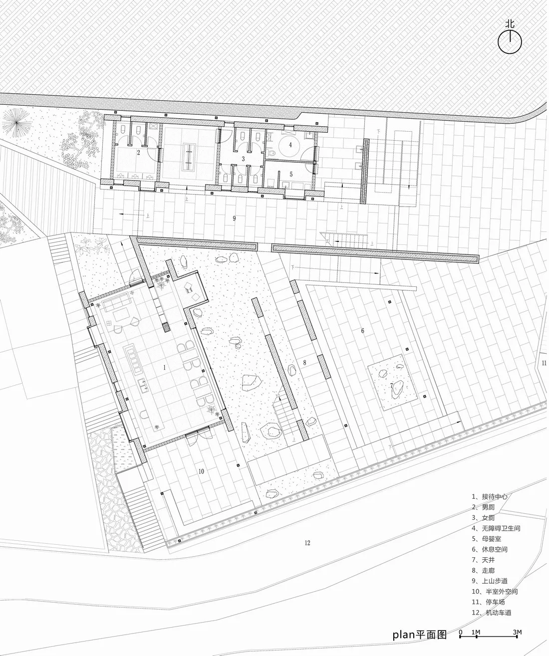 BIM Architecture | Liuba Wayaogou Multi functional Service Center/Jianlin Architectural Design Firm