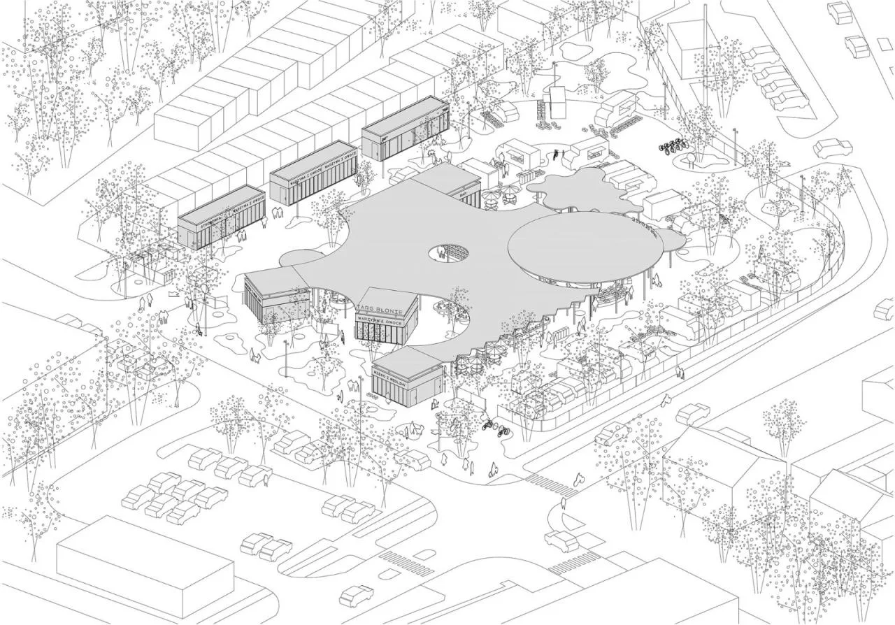 BIM Architecture | "Shadow Architecture", Buwane Market/Aleksandra Wasilkowska Architectural Studio