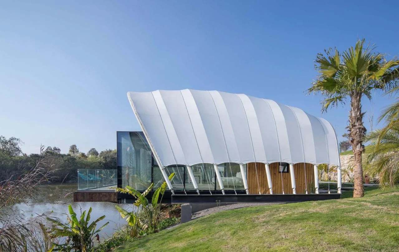 BIM Architecture | Mengbala Visible Zeqi Tent Hotel/Jieshi Architectural Planning and Design