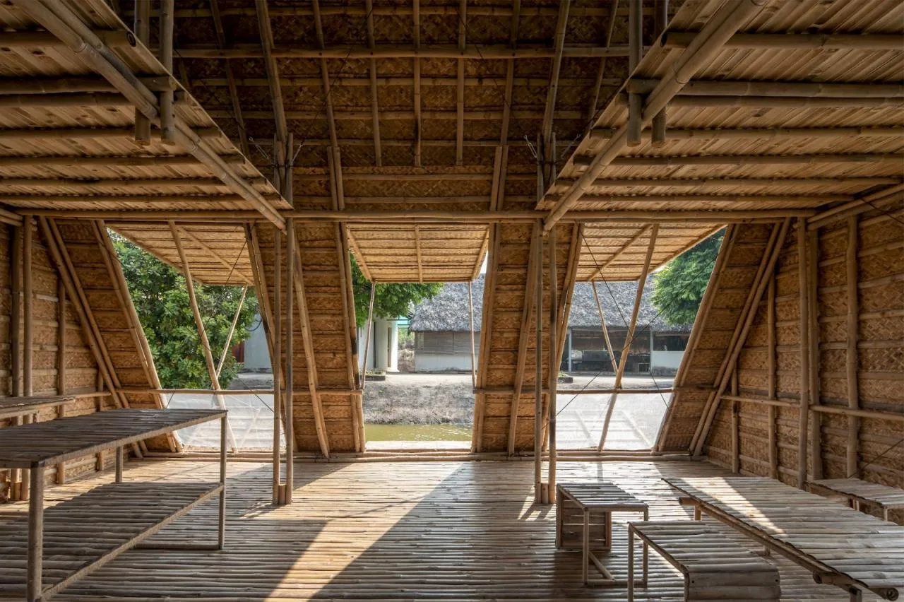 BIM Architecture | Adapting to Climate Change, Floating Bamboo Houses/H& P Architects
