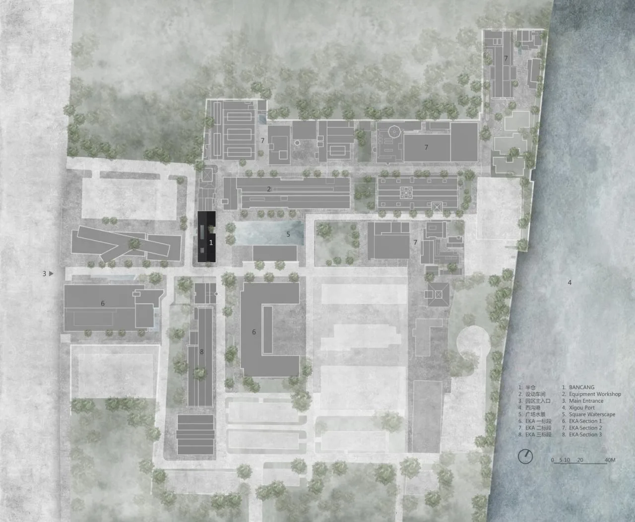 BIM Architecture | Concealing like a valley, like a half warehouse: Half warehouse, Shanghai/Benzhe Architecture