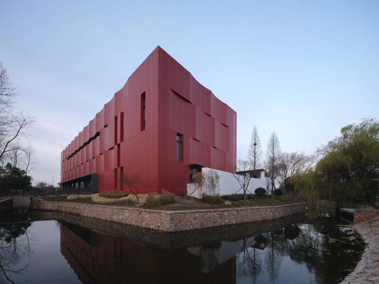 BIM Architecture | Tongxiang Red Culture Education Center/Qingshang Construction Society