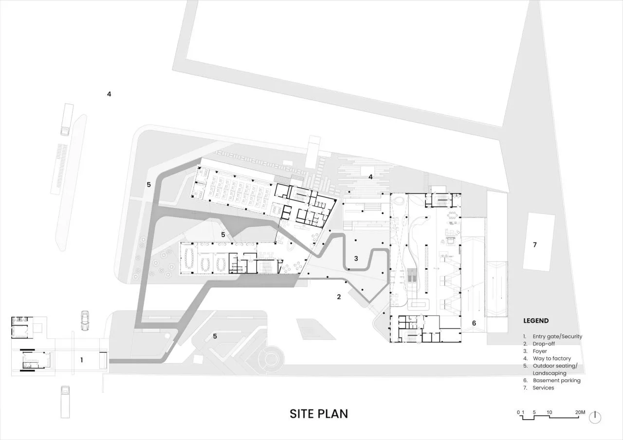 General layout plan | BIM Architecture | Multi functional Experience Center/FHD India
