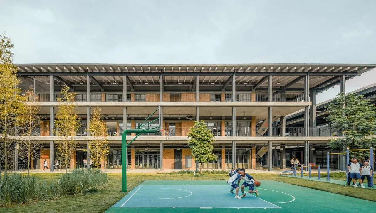 BIM Architecture | Lezhi School/Large Material Building