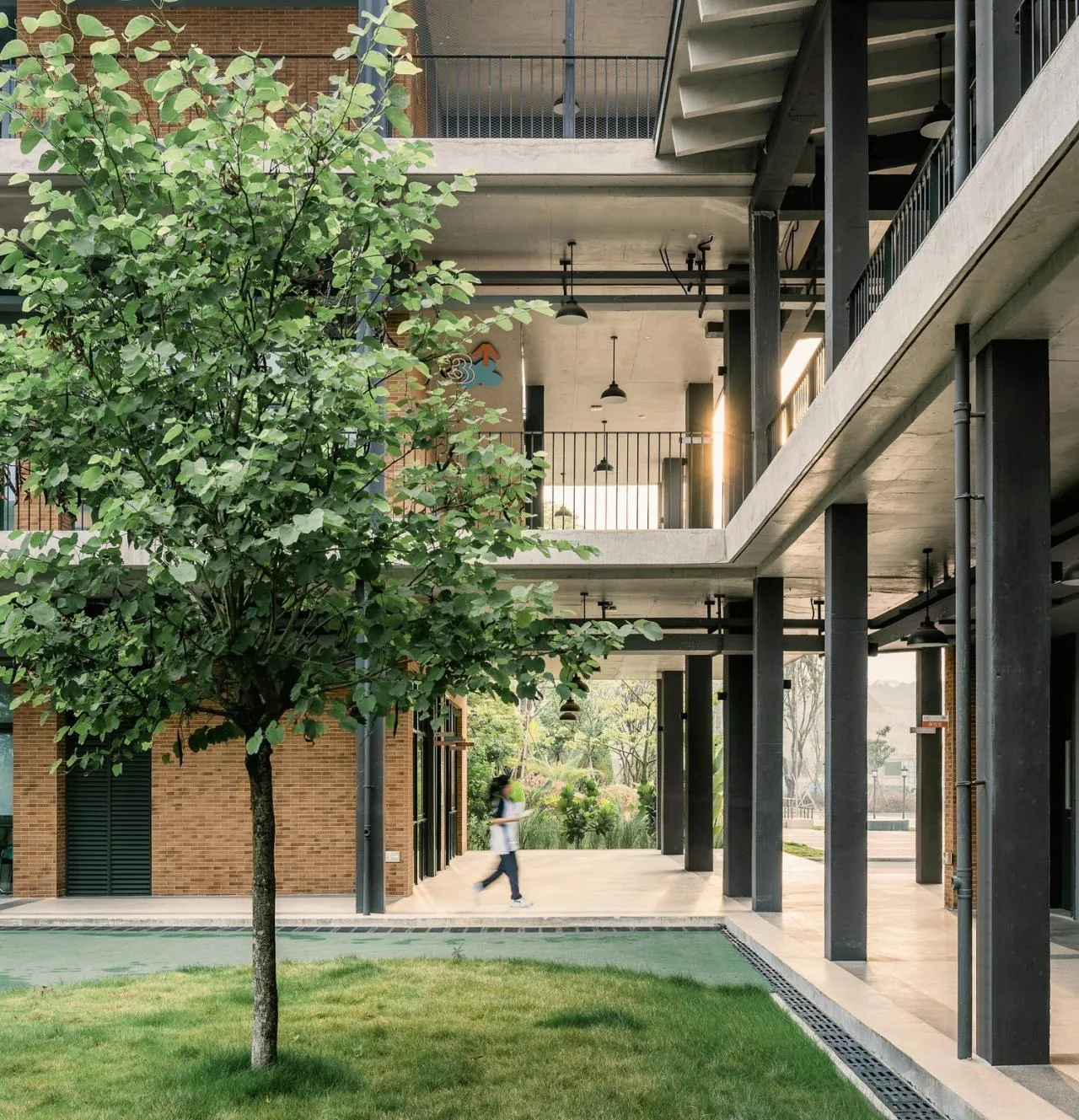 BIM Architecture | Lezhi School/Large Material Building