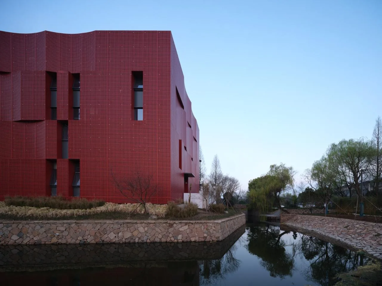 BIM Architecture | Tongxiang Red Culture Education Center/Qingshang Construction Society