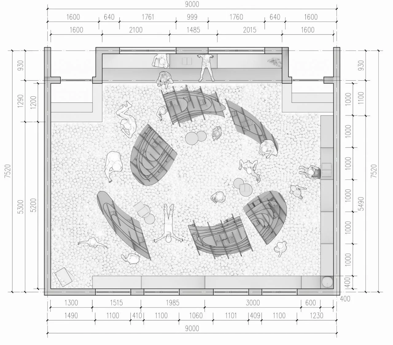 BIM Architecture | Public Welfare · Yunqiu Bookstore | Western Sunshine × Jiedian Architecture