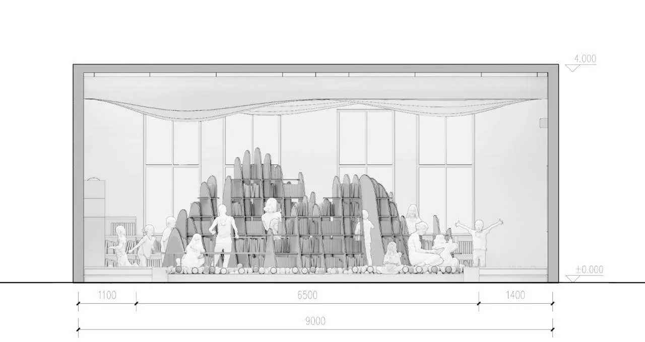 BIM Architecture | Public Welfare · Yunqiu Bookstore | Western Sunshine × Jiedian Architecture