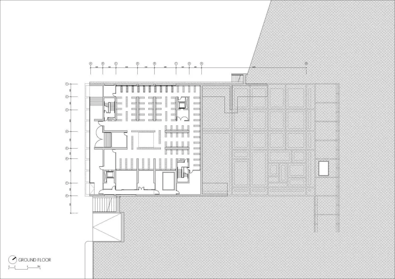 BIM Architecture | Mountain Ash Placement Center/Behet Bondzio Lin Architekten - First Floor Plan
