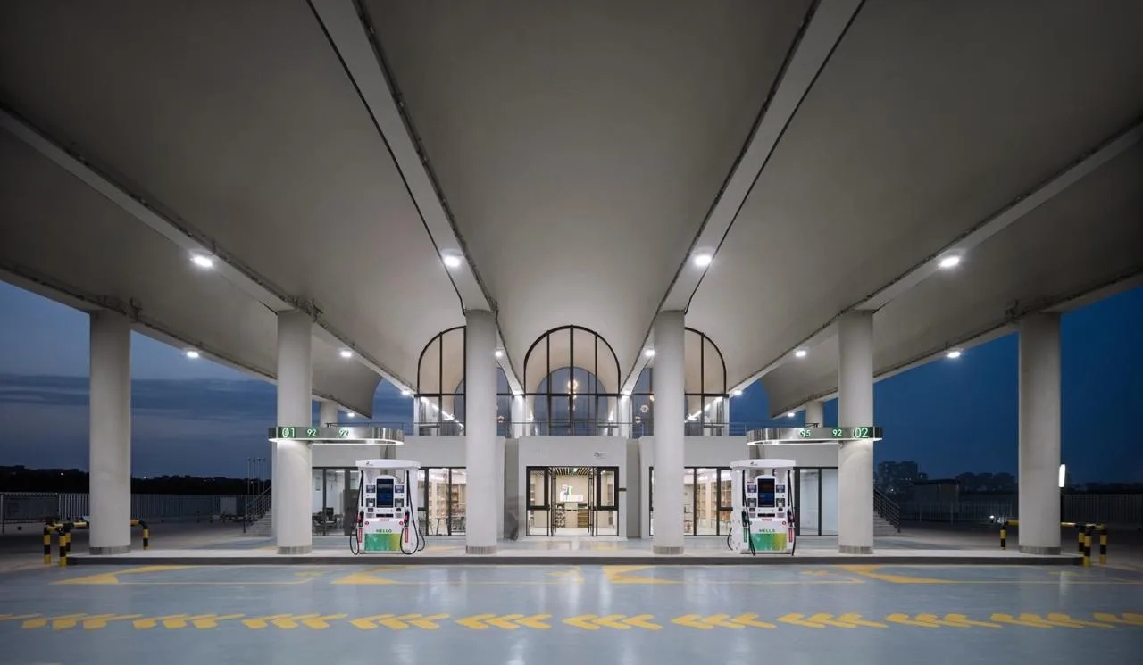BIM Architecture | Halu Gas Station/SITUATE Sifang Architectural Firm