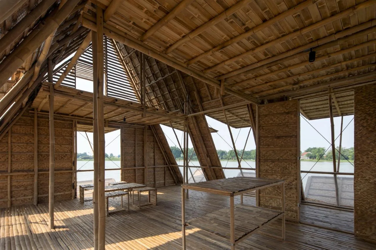 BIM Architecture | Adapting to Climate Change, Floating Bamboo Houses/H& P Architects