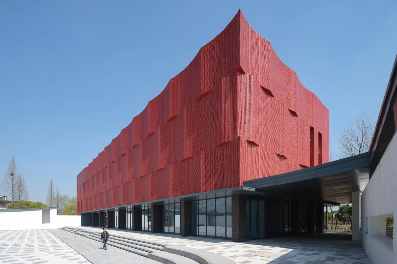 BIM Architecture | Tongxiang Red Culture Education Center/Qingshang Construction Society