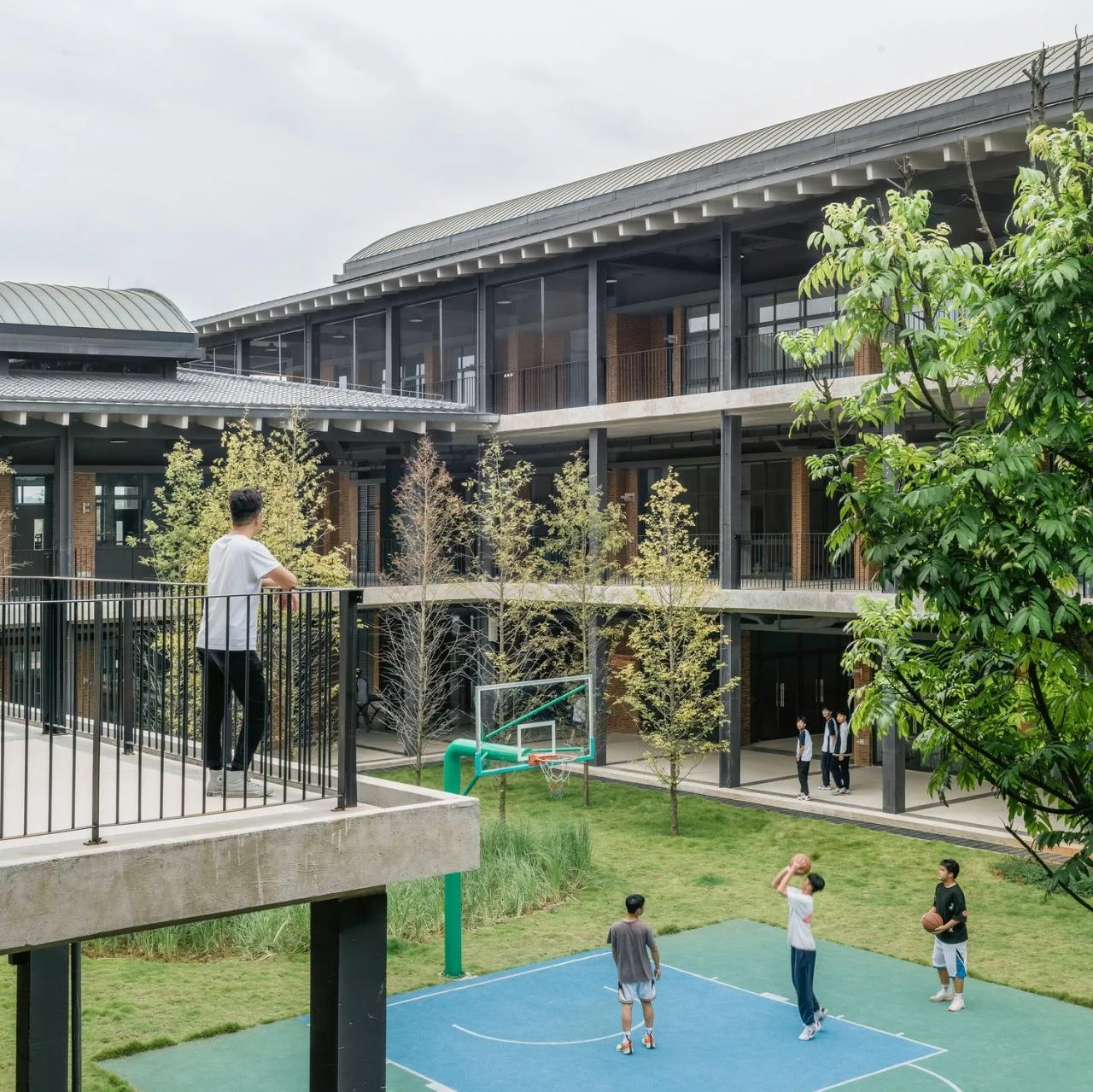 BIM Architecture | Lezhi School/Large Material Building