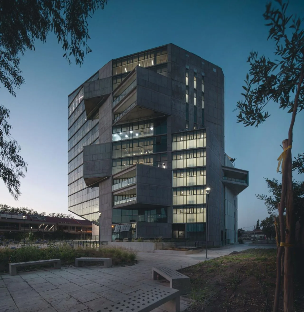BIM Architecture | Staircase Walk, FAE/Marsino Arquitectura, School of Business and Economics, University of San Diego