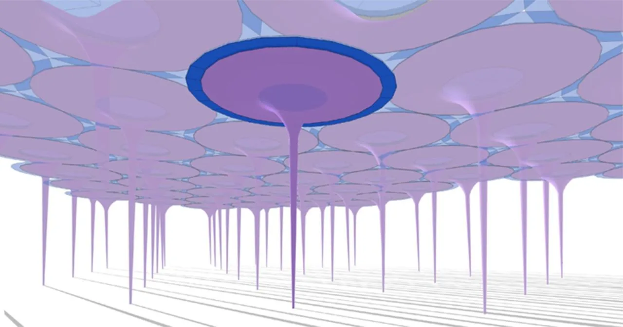 BIM Architecture | T-shaped Suspension, PJKita Community Center/DTLM Design Group