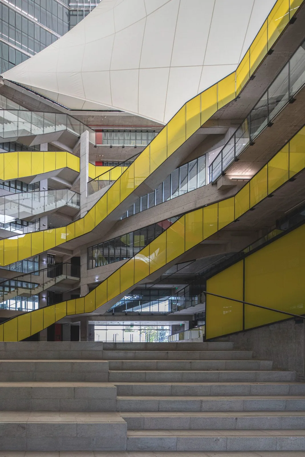 BIM Architecture | Staircase Walk, FAE/Marsino Arquitectura, School of Business and Economics, University of San Diego