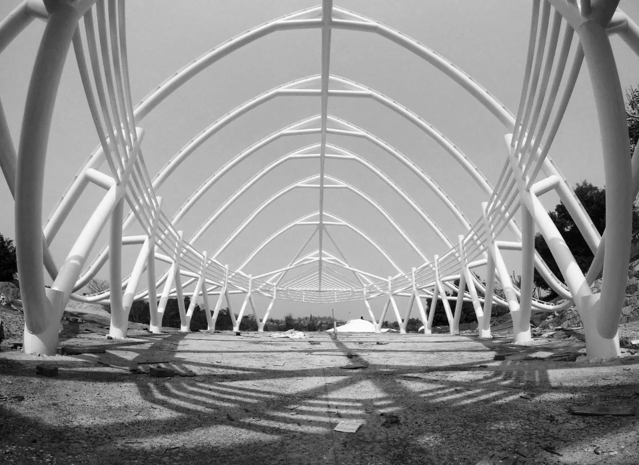 BIM Architecture | Mengbala Visible Zeqi Tent Hotel/Jieshi Architectural Planning and Design