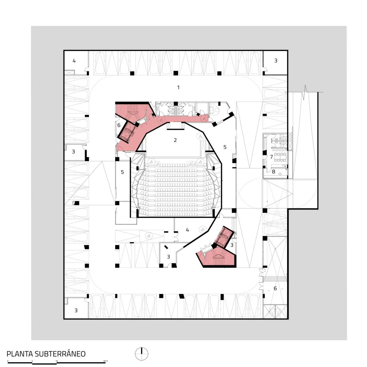BIM Architecture | Staircase Walk, FAE/Marsino Arquitectura, School of Business and Economics, University of San Diego