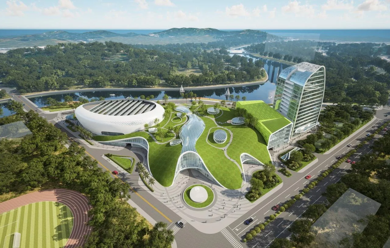 BIM Architecture | Fengshun Cultural and Sports Center in Meizhou, Guangdong/Shenzhen Maisi Architectural Design Co., Ltd