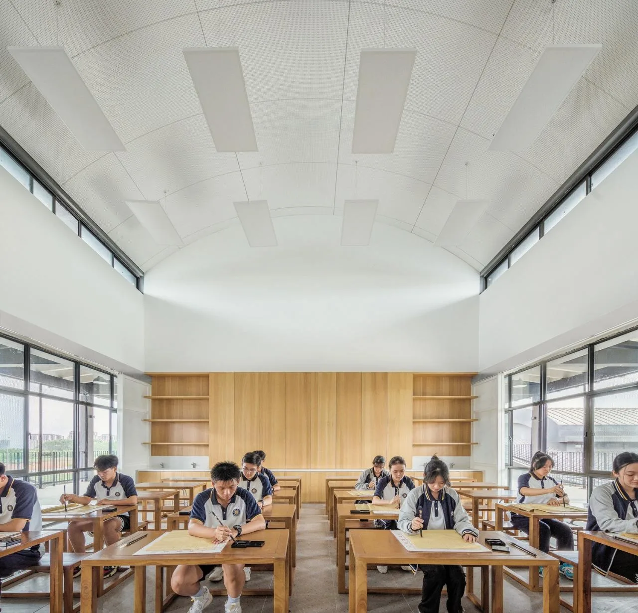 BIM Architecture | Lezhi School/Large Material Building