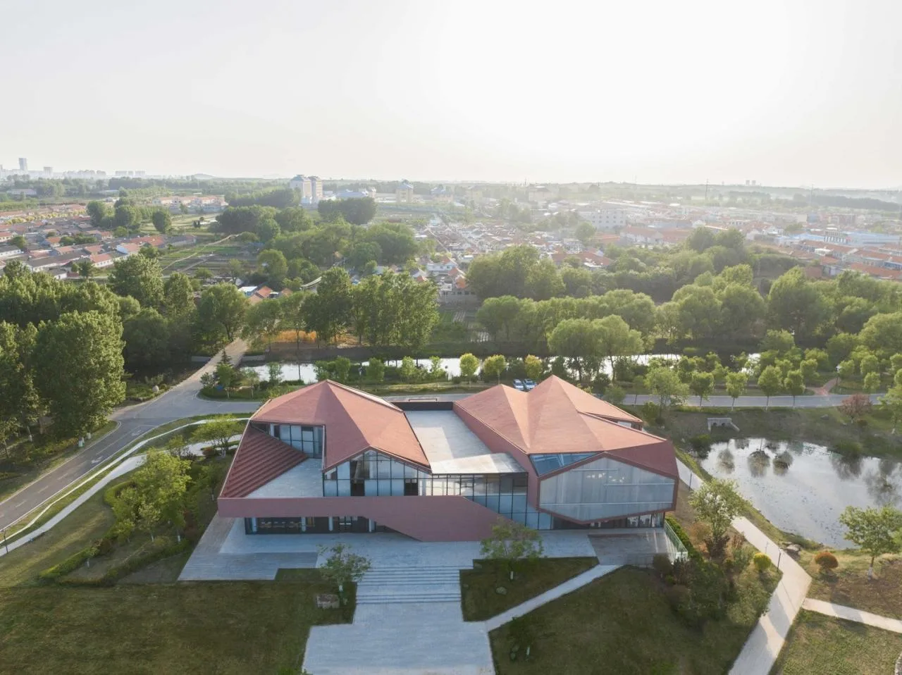 BIM Architecture | Carving Rural Jade, Waiting for Dust to Shine: Rural Revitalization Demonstration Zone Project Exhibition Center/Zou Yingxi - Chalan Architecture