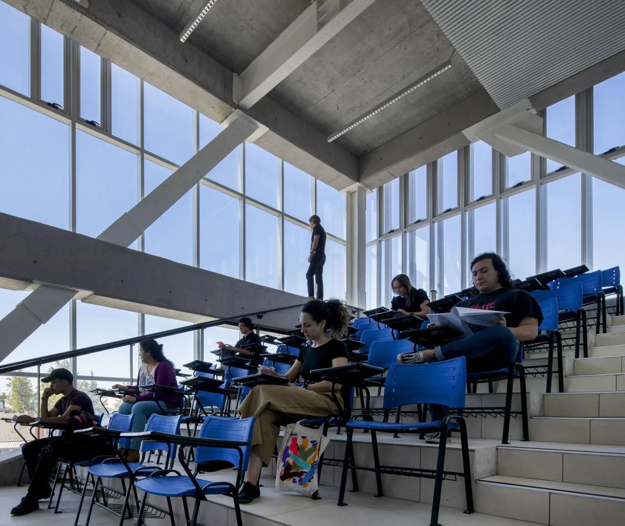 BIM Architecture | Staircase Walk, FAE/Marsino Arquitectura, School of Business and Economics, University of San Diego
