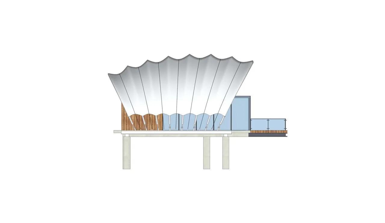 BIM Architecture | Mengbala Visible Zeqi Tent Hotel/Jieshi Architectural Planning and Design