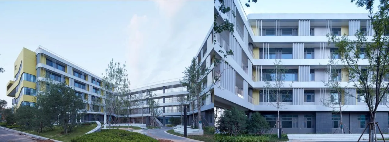 BIM Architecture | A Free and Ideal 'Garden Castle': Jinan Beikang Junior High School Education Architecture Complex/UA You'an Design