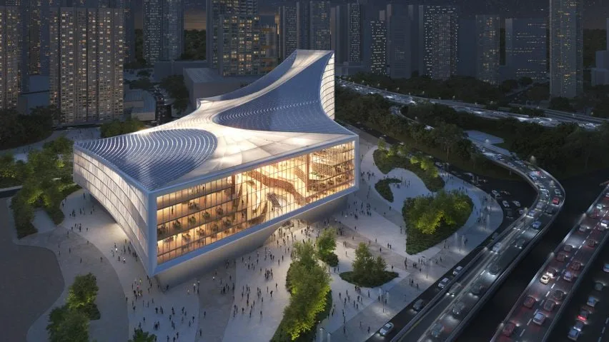 BIM Architecture | MVRDV announces Wuhan Library's 'Staircase Book Platform'